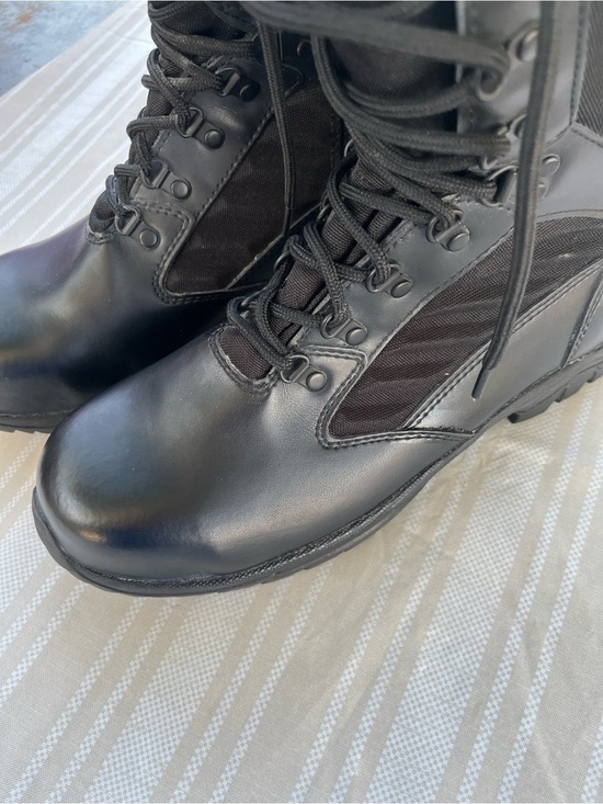 Vibram Men\'s Black Lace-Up Tactical Boots main image 4